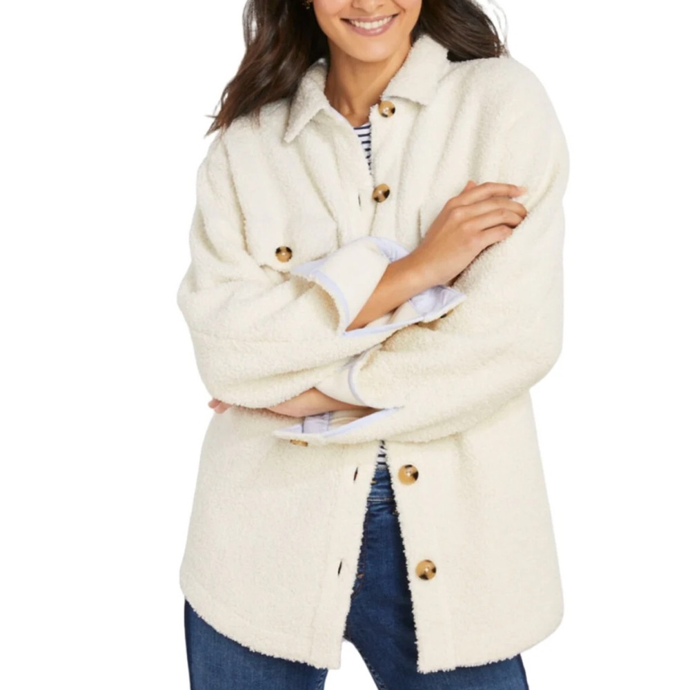Vineyard Vines Off-White Teddy Jacket